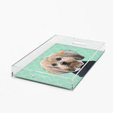 Custom Pet Art Acrylic Tray - Pop Your Pup!™
