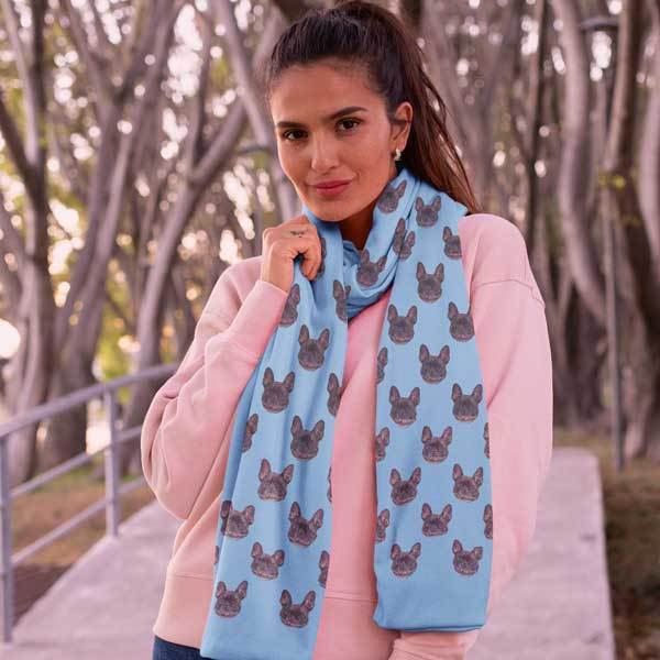 Custom Pet Art Scarves – Pop Your Pup!™