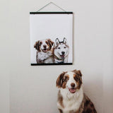 Custom Pet Art Hanging Canvas