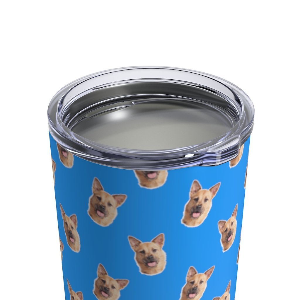 Custom Pet Art Stainless Steel Tumbler 10 oz - Pop Your Pup!™