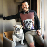 Custom Pet Art Uni-Sex Long Sleeve Shirt