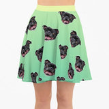 Custom Pet Art Women's Skirt