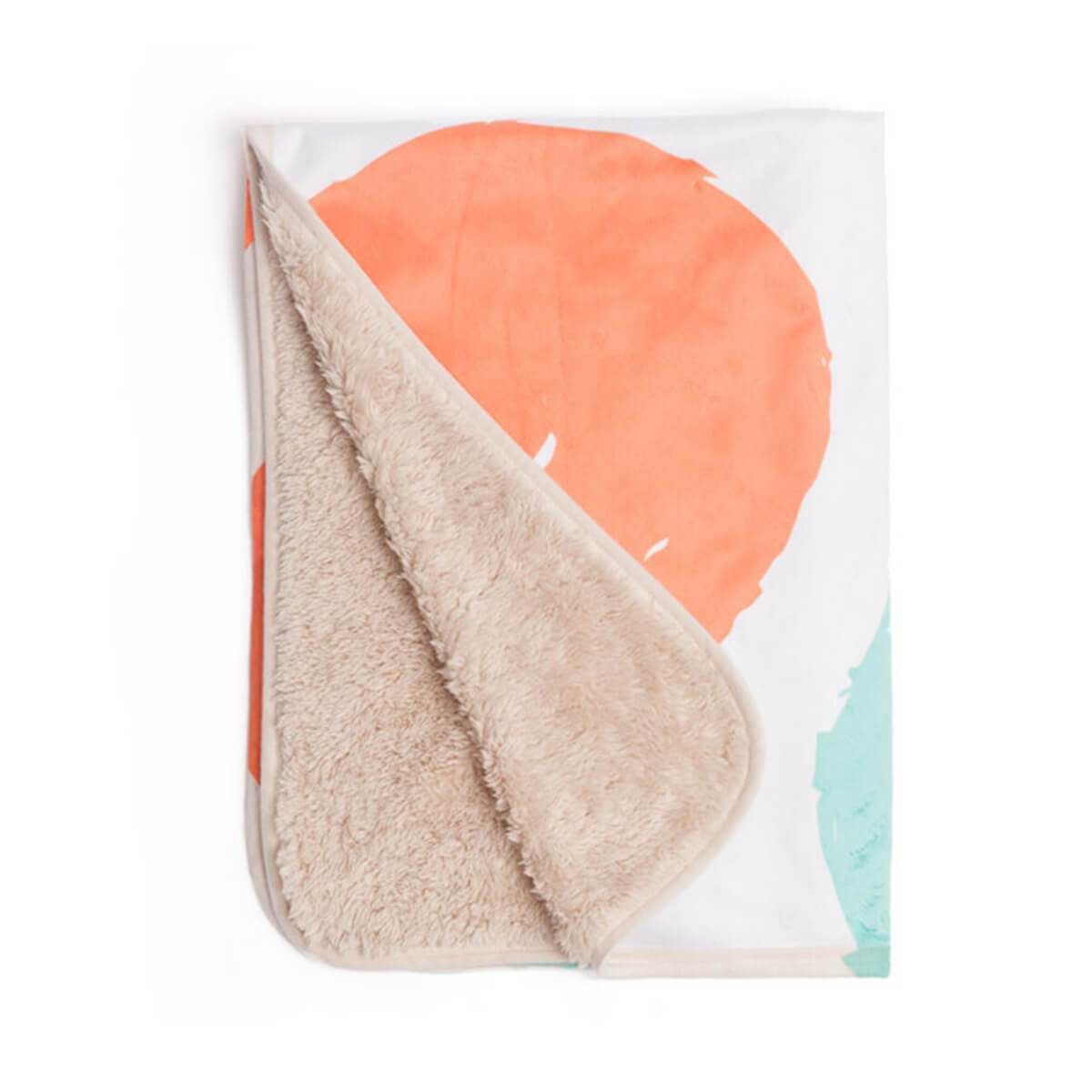 Super Portrait Baby Sherpa Blanket - Custom pet art of your dog or cat by pop-your-pup