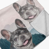 Super Portrait Sherpa Blanket - Pop Your Pup!™