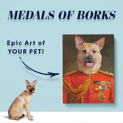 Pet Icon - Colonial General Dog Art | Pop Your Pup!™