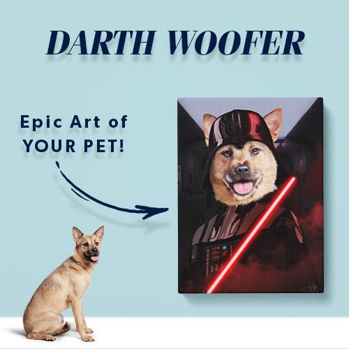 Pet Icon - Darth Vader Dog Art | Pop Your Pup!™