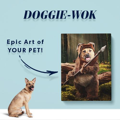 Pet Icon - Ewok Dog Art | Pop Your Pup!™