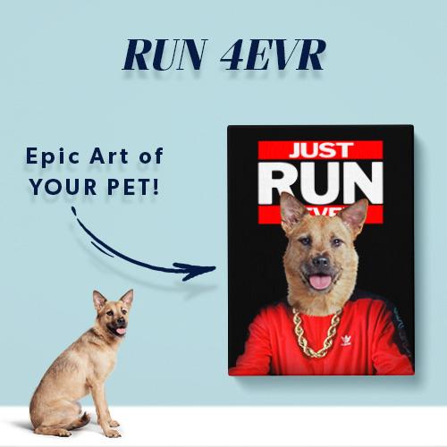 Pet Icon - Run DMC Dog Art | Pop Your Pup!™