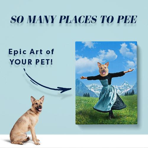 Pet Icon - The Hills are Alive Dog Art | Pop Your Pup!™