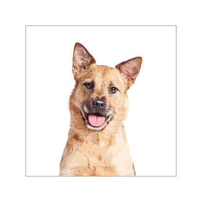 Custom Pet Art Vinyl Stickers