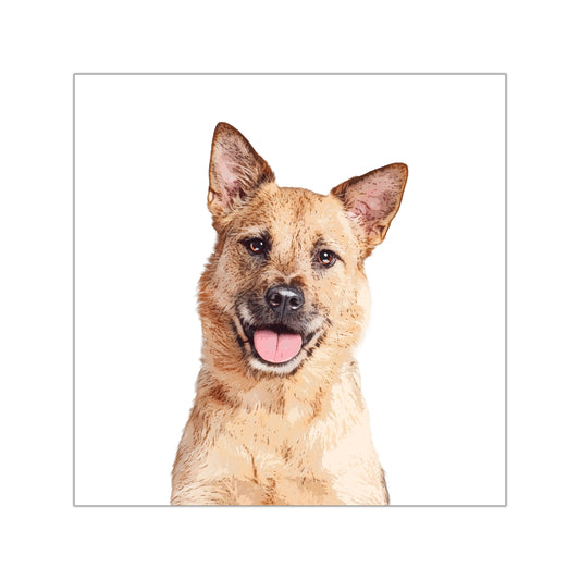 Custom Pet Art Vinyl Stickers