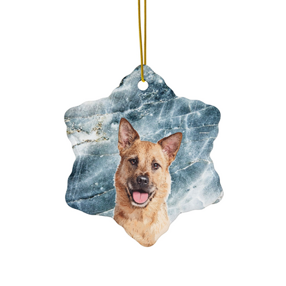 Custom Pet Art Holiday Ornaments