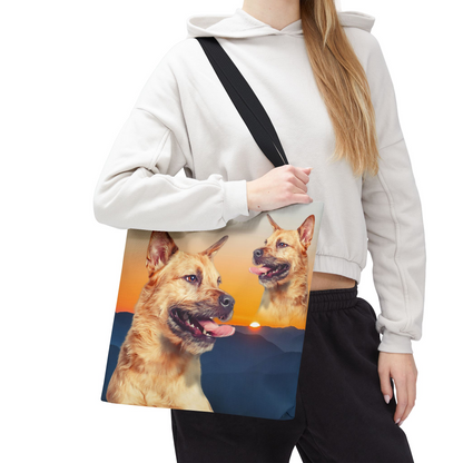 Custom Pet Art Tote Bag