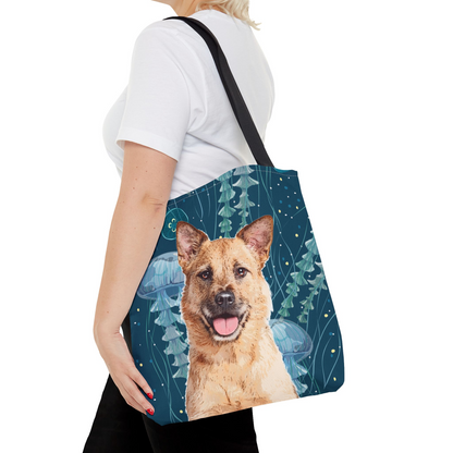 Custom Pet Art Tote Bag