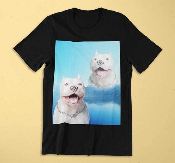 Super Portrait Youth Crew - Custom pet art of your dog or cat by pop-your-pup