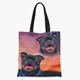 Custom Pet Art Tote Bag - Pop Your Pup!™