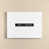 Canvas Quote - Cats > People - Custom pet art of your dog or cat by pop-your-pup
