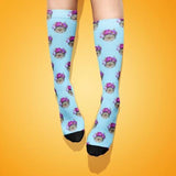 Custom Cat Socks - Custom pet art of your dog or cat by pop-your-pup