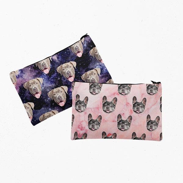 Custom Pet Art Accessory Pouch - Pop Your Pup!™