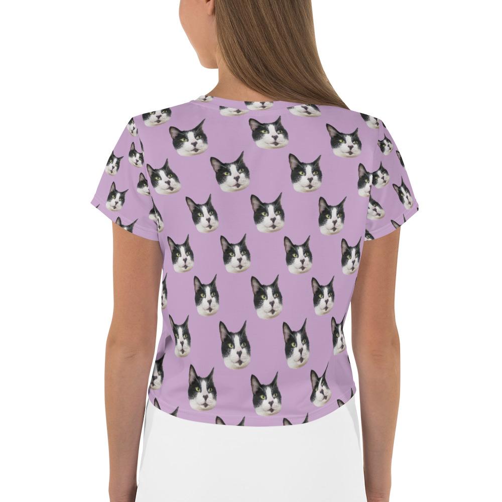 Custom Pet Art All-Over Print Crop top - Pop Your Pup!™