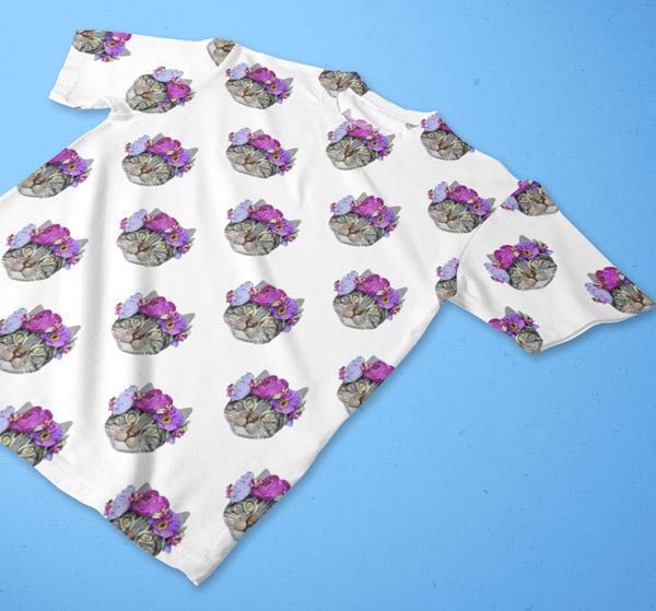 Custom Pet Art All Over Print Tee - Pop Your Pup!™