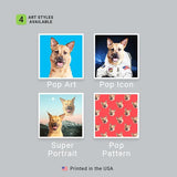 Custom Pet Art Baby Sherpa Blanket - Pop Your Pup!™