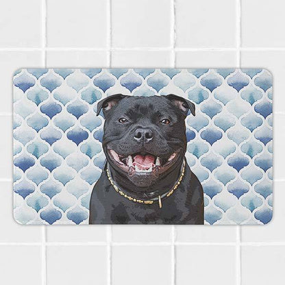 Custom Pet Art Bath Mats - Pop Your Pup!™
