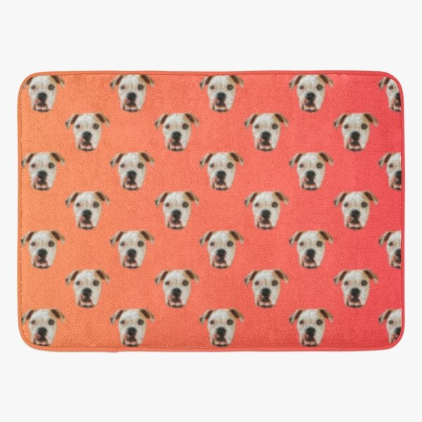 Custom Pet Art Bath Mats - Pop Your Pup!™