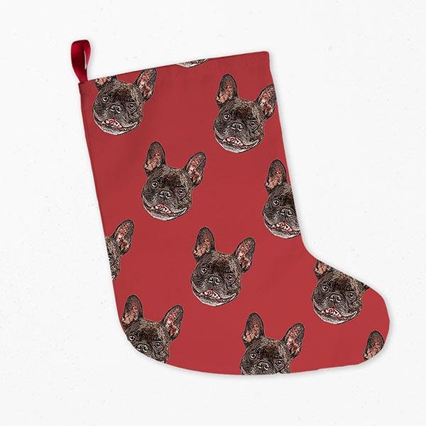 Custom Pet Art Christmas Stockings - Pop Your Pup!™
