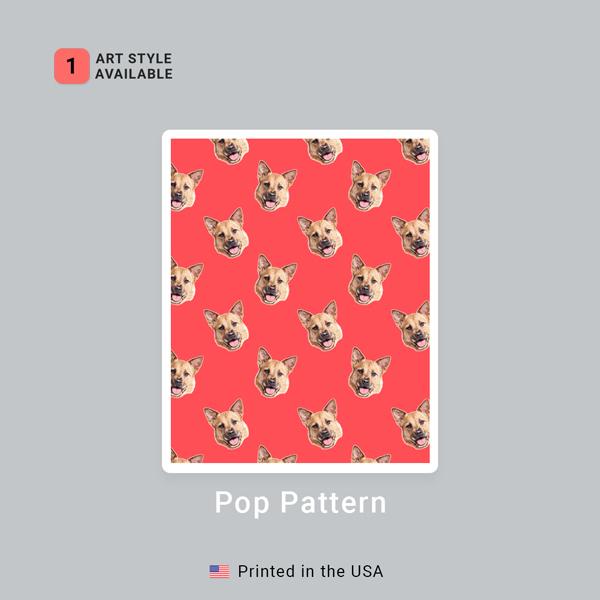 Custom Pet Art Christmas Stockings - Pop Your Pup!™