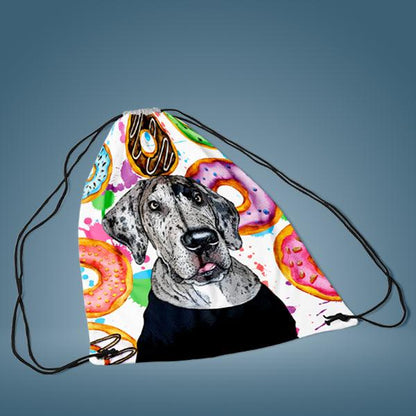 Custom Pet Art Drawstring Bag - Pop Your Pup!™