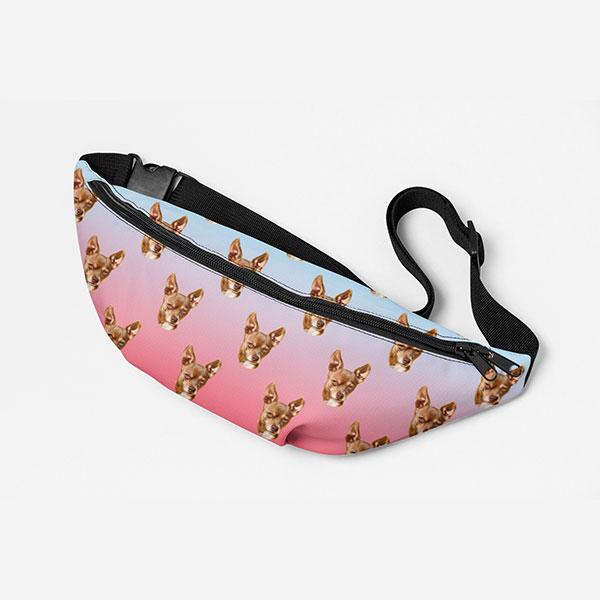Custom Pet art Fanny Pack - Pop Your Pup!™