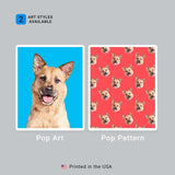 Custom Pet Art Glass Cutting Board - Pop Your Pup!™