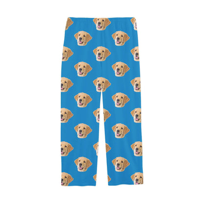 Custom Pet Art Mens Pajamas - Custom pet art of your dog or cat by pop-your-pup