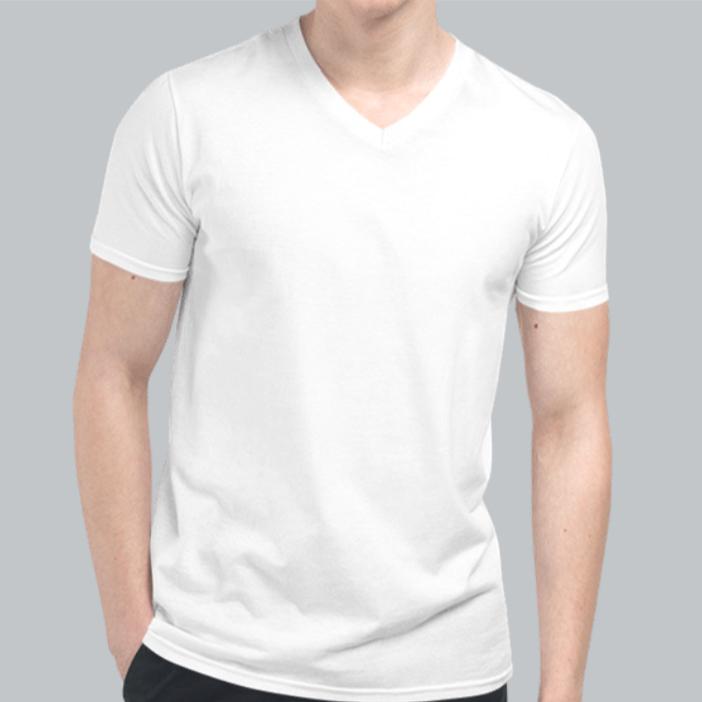 Custom Pet Art Mens V-neck - Pop Your Pup!™