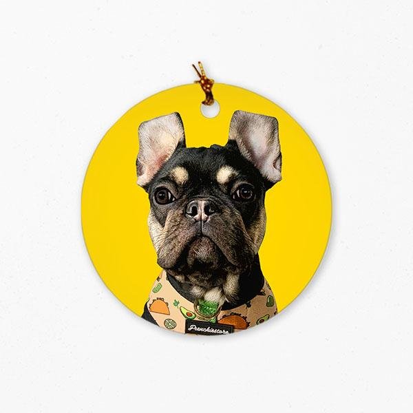 Custom Pet Art Porcelain Ornaments - Pop Your Pup!™