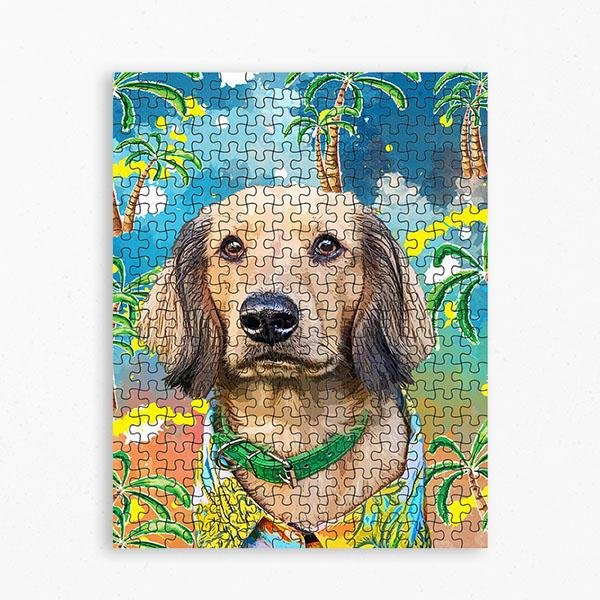 Custom Pet Art Puzzle - Pop Your Pup!™