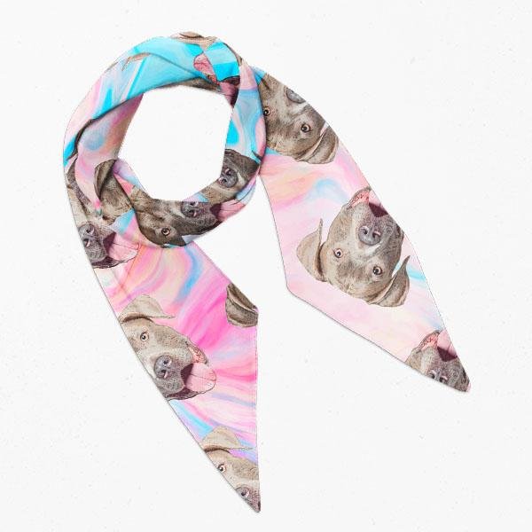 Custom Pet Art Scarves - Pop Your Pup!™
