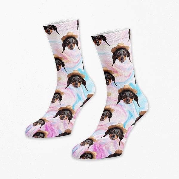 Custom Pet Art Socks - Pop Your Pup!™