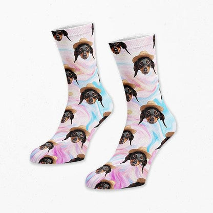 Custom Pet Art Socks - Pop Your Pup!™