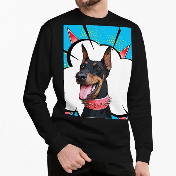 Custom Pet Art Unisex Sweater - Pop Your Pup!™
