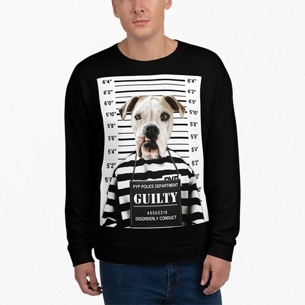 Custom Pet Art Unisex Sweater - Pop Your Pup!™