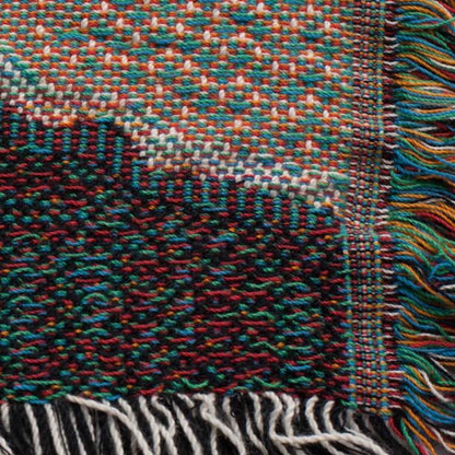 Custom Pet Art Woven Blanket - Custom pet art of your dog or cat by pop-your-pup