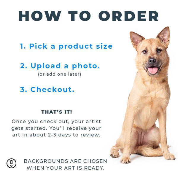 Original Pet Pop Art Acrylic Tray - Pop Your Pup!™