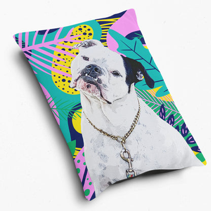 Original Pet Pop Art Dog Bed - Custom pet art of your dog or cat by pop-your-pup