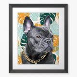 Original Pet Pop Art Framed Print - Custom pet art of your dog or cat by pop-your-pup