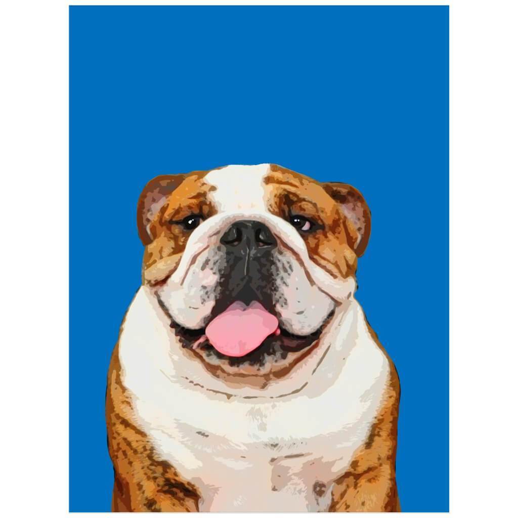 Original Pet Pop Art Poster - Custom pet art of your dog or cat by pop-your-pup