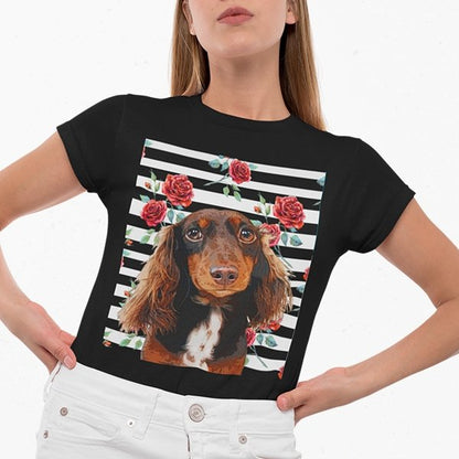 Original Pet Pop Art Women's Crew Neck T-shirt - Pop Your Pup!™