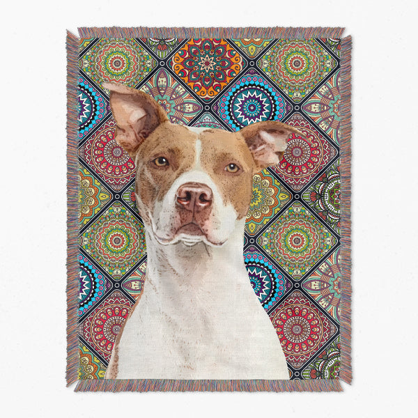 Original Pet Pop Art Woven Blanket - Pop Your Pup!™