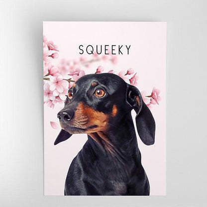 Pop Chic Poster Unframed - Custom pet art of your dog or cat by pop-your-pup